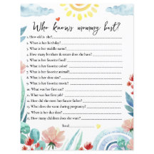 Paper Sheet Game Wer kennt Mama am besten?