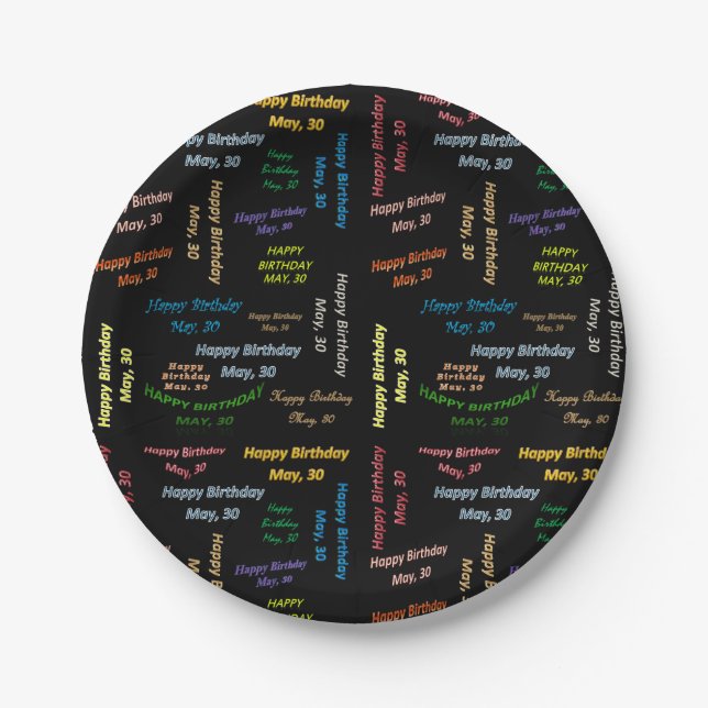 Paper Teller Mai, 30 Geburtstag (Vorderseite)