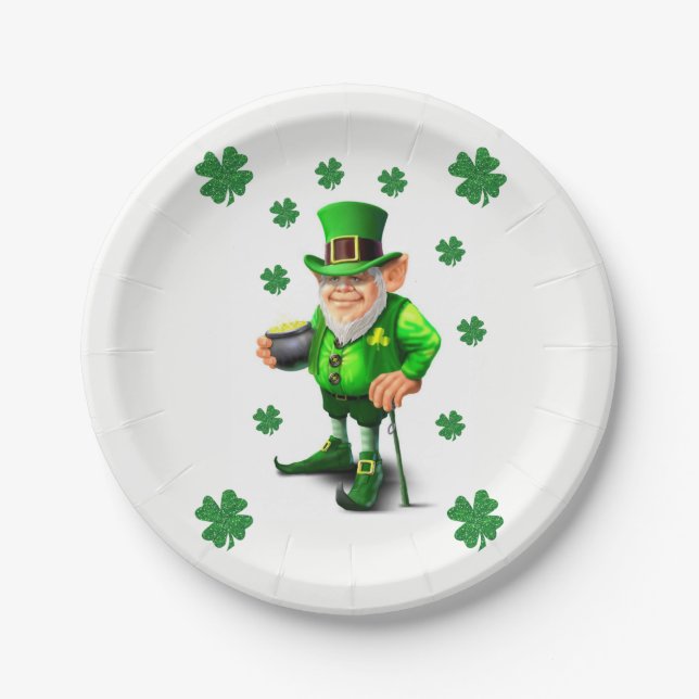 Paper Tellers St. Patrick's Day Pappteller (Vorderseite)