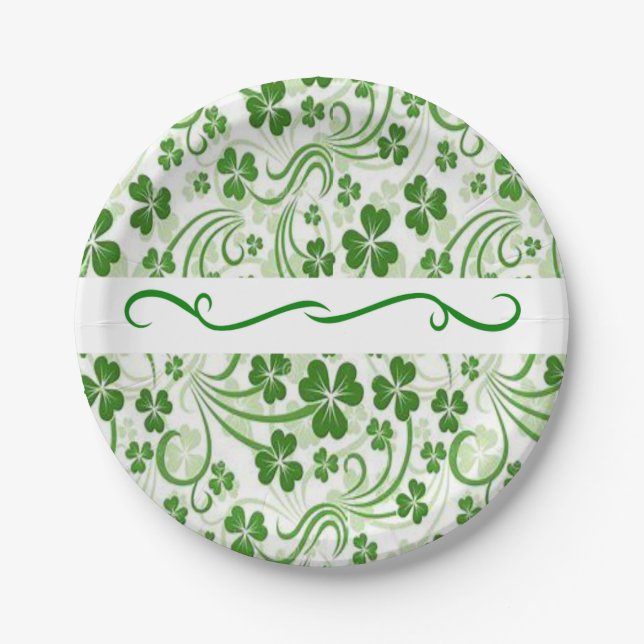 Paper Tellers St. Patrick's Day Pappteller (Vorderseite)