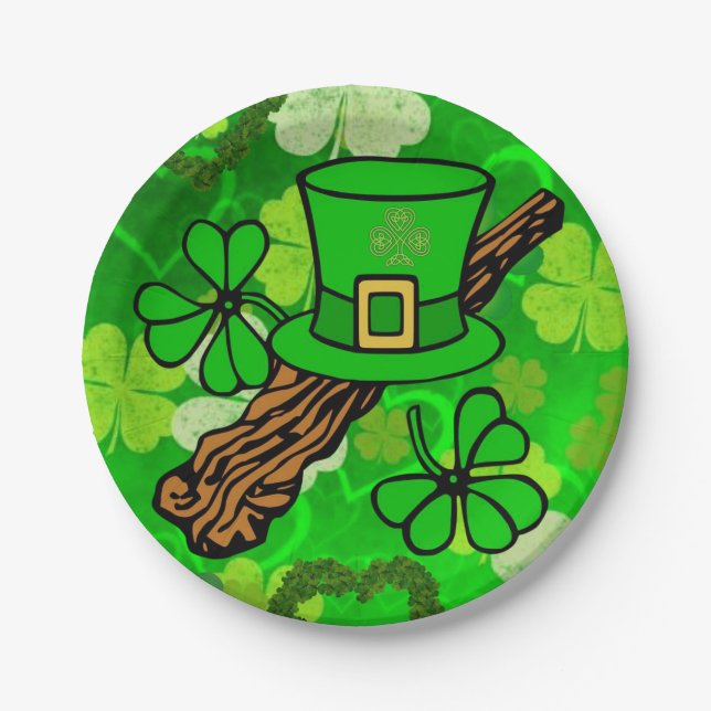 Paper Tellers St. Patrick's Day Pappteller (Vorderseite)
