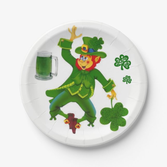 Paper Tellers St. Patrick's Day Pappteller (Vorderseite)