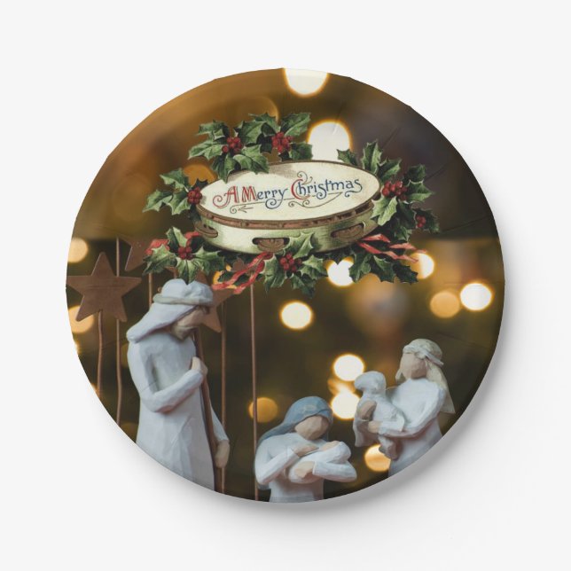 Paper Tellers Weihnachten Pappteller (Vorderseite)