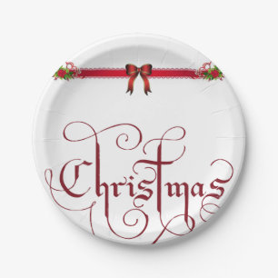 Paper Tellers Weihnachten Pappteller