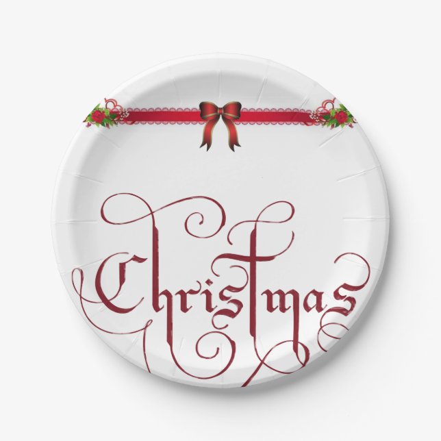 Paper Tellers Weihnachten Pappteller (Vorderseite)