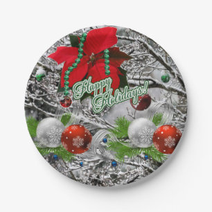 Paper Tellers Weihnachten Pappteller