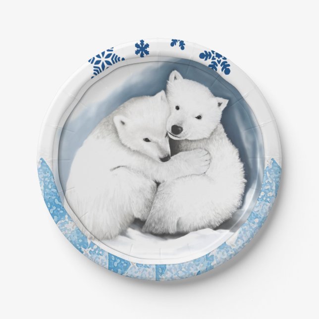 Paper Tellers Weihnachten Pappteller (Vorderseite)