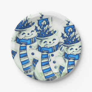 Paper Tellers Weihnachten Pappteller