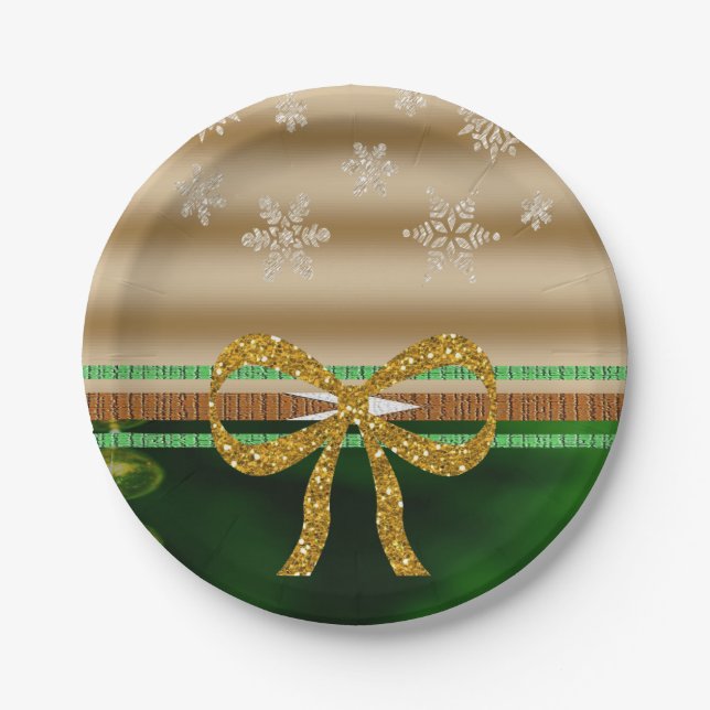 Paper Tellers Weihnachten Pappteller (Vorderseite)