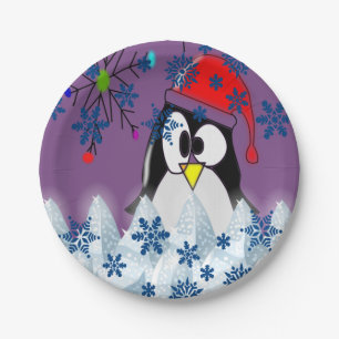 Paper Tellers Weihnachten Pappteller