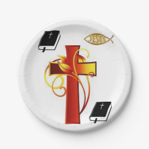 Paper Tellers Weihnachten Pappteller