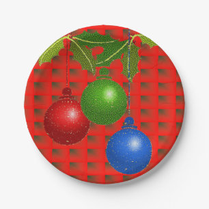 Paper Tellers Weihnachten Pappteller