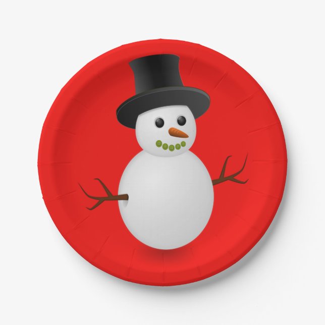 Paper Tellers Weihnachten Pappteller (Vorderseite)