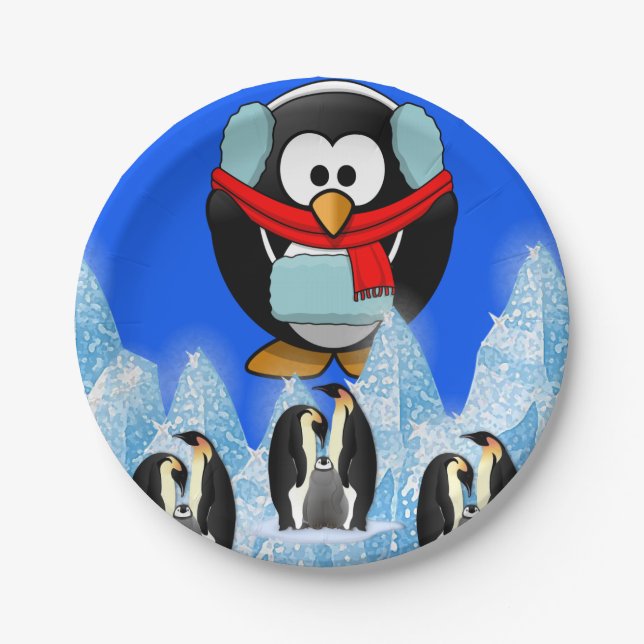 Paper Tellers Weihnachten Pappteller (Vorderseite)