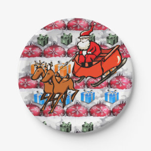 Paper Tellers Weihnachten Pappteller