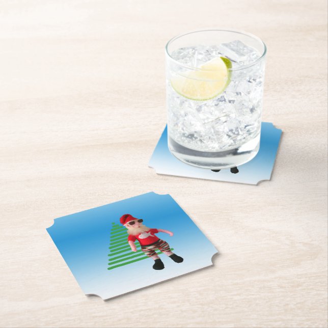 Paper Untersetzer - Leisure Santa (Vor Ort)