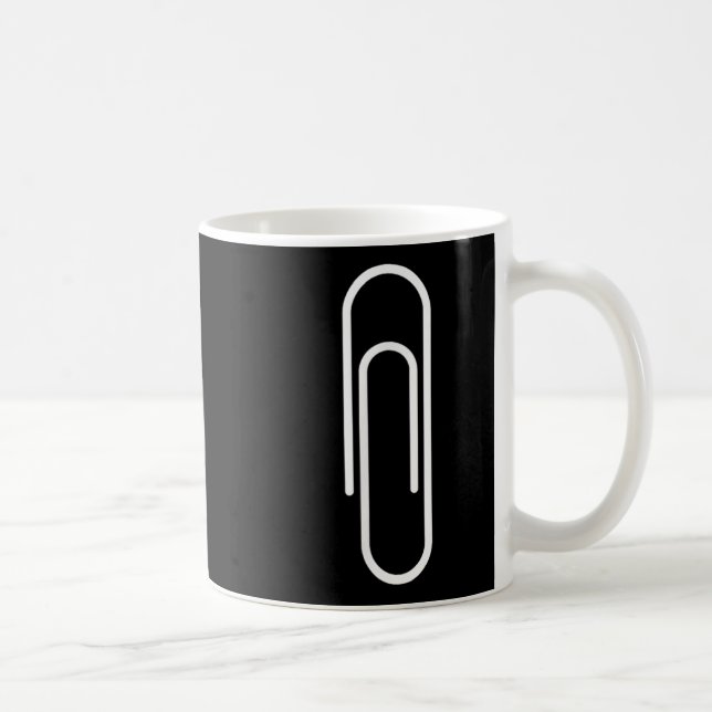 Paperclip, Funny, Jokes, Sarcastic  Kaffeetasse (Rechts)