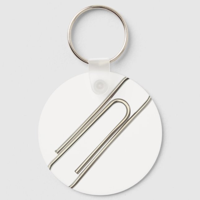 Paperclip Schlüsselanhänger (Vorderseite)