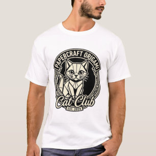 Papercraft Origami Katze Lustige Katze Grafik - Pa T-Shirt