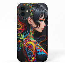 Papercut Pop Art Beauté ( iPhone / coque ipad )