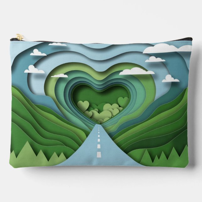 Papercut Road Accessory Pouch Travel Bag Zubehörtasche (Vorderseite)