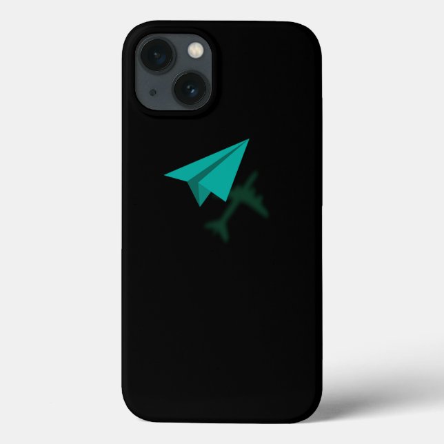 Paperplane Origami Hobby Case-Mate iPhone Hülle (Rückseite)