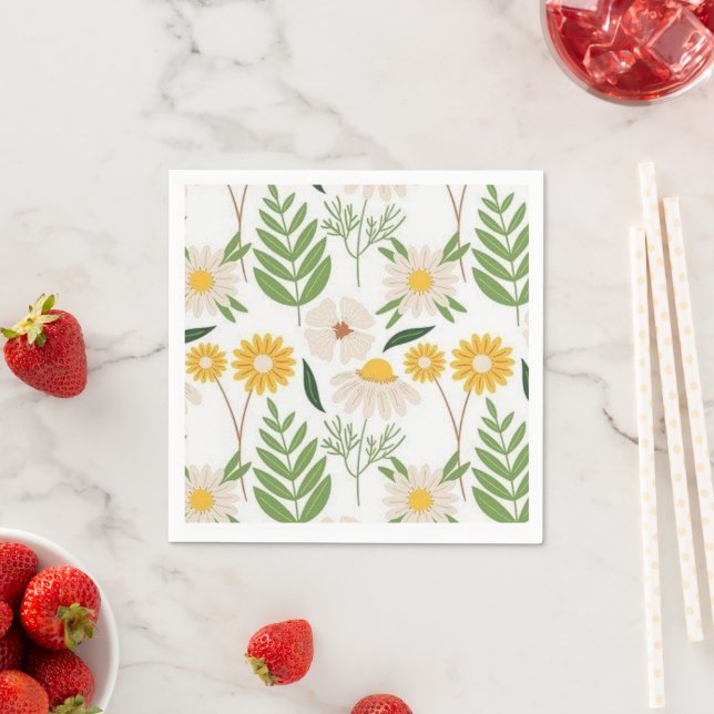 Papers Napkins, Blume des Blumenhandels Serviette (Beispiel)