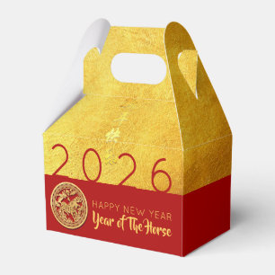 Paperschnitt 2026 von Red Gold Horse Geschenkschachtel