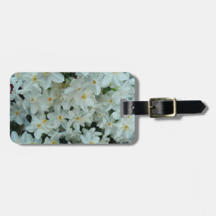 Paperwhite Narcissus Delikate Weiße Blume Gepäckanhänger