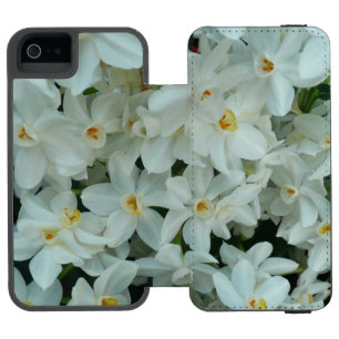 Paperwhite Narcissus Delikate Weiße Blume Incipio Watson™ iPhone 5 Geldbörsen Hülle