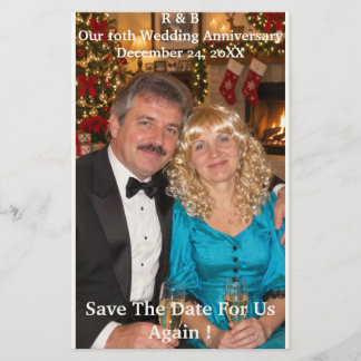 Papeterie 10e anniversaire de mariage Photo Couple Enregistr