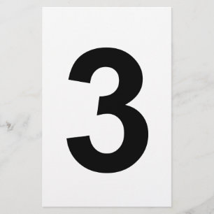 Papeterie 3 - numéro trois