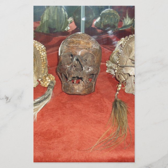 Papeterie Affichage rétréci de vaudou de têtes (Devant)