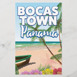 Papeterie Affiche de voyage à Bocas Town Panama Beach