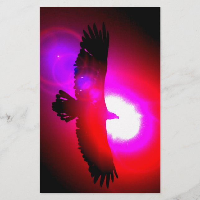 Papeterie Aigle à tête blanche américaine (Devant)