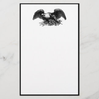 Papeterie Aigle de guerre vintage