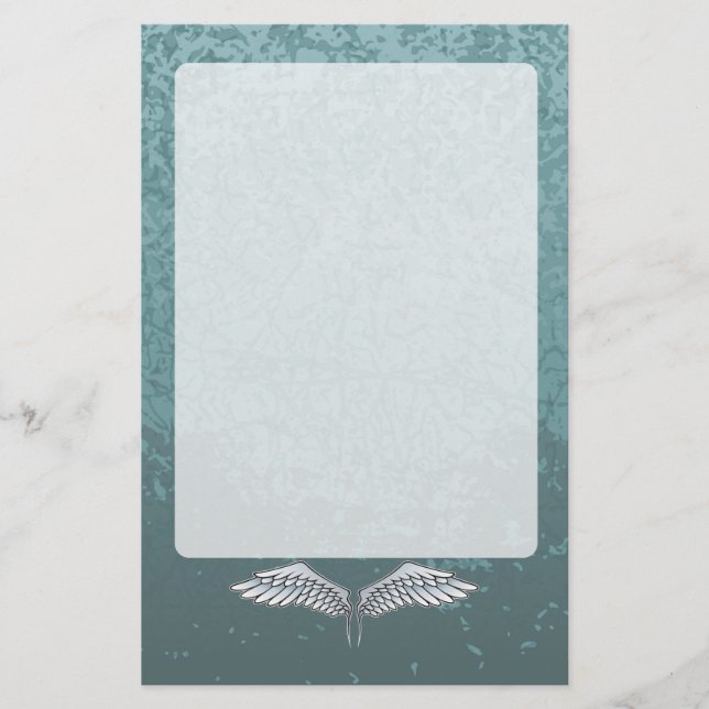 Papeterie ailes bleu-gris (Devant)