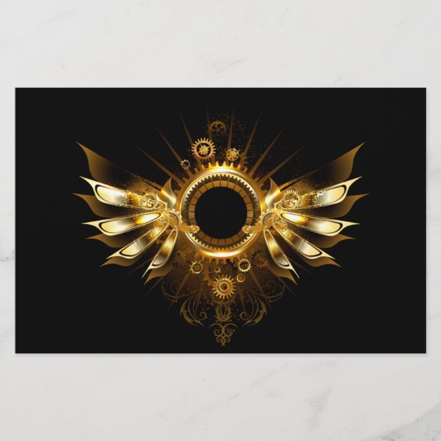 Papeterie Ailes de Steampunk (Devant)