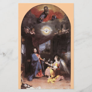 Papeterie ANGE DE VIERGE ET D'ANNONCIATION, Rose