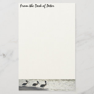 Papeterie Animaux de faune d'oiseaux de pélican