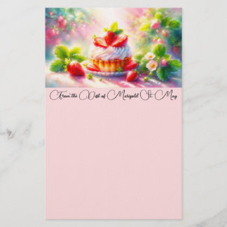 Papeterie Aquarelle Strawberry Shortcake
