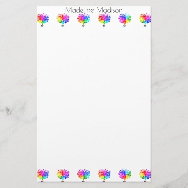 Papeterie Arbres du spectre autiste (Devant)