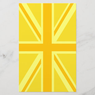 Papeterie Arrière - plan britannique jaune jaune de drapeau