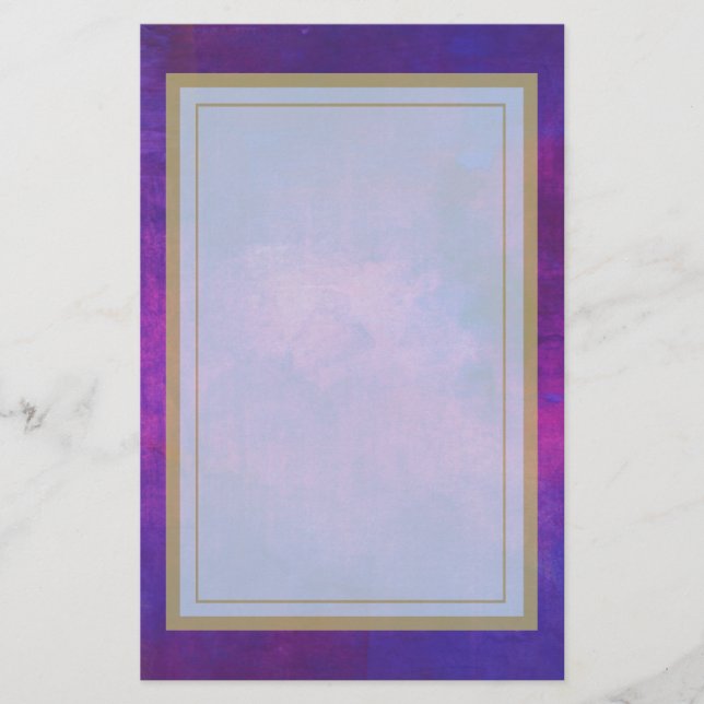 Papeterie Arrière - plan d'aquarelle violet et rose (Devant)