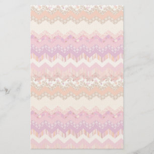 Papeterie arrière - plan de zigzag rose