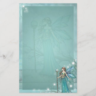 Papeterie Art fantastique de fée mystique sarcelle