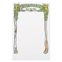 Art Nouveau Nature Papier à thème - Aquarelle