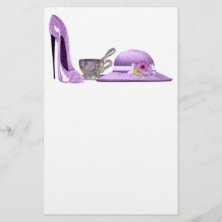 Papeterie Art stylet lilas de chaussure, de casquette et de