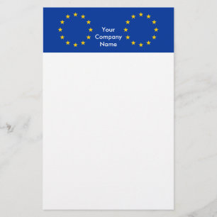 Papeterie avec Drapeau de l'Union européenne