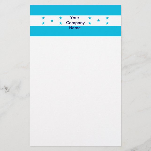 Papeterie avec Drapeau du Honduras (Devant)